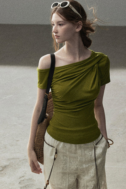 Asymmetrical Summer Commuter Top