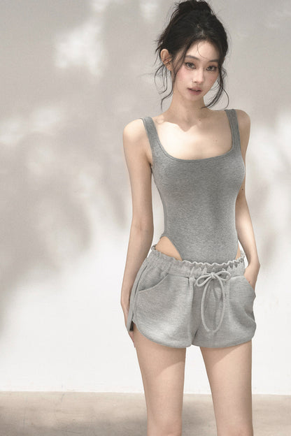 Open Back Mesh Bodysuit
