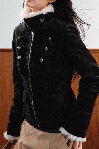 Suede Short Jacket