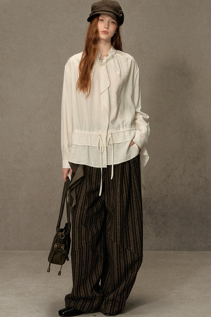 Plaid Long-Sleeve Shirt