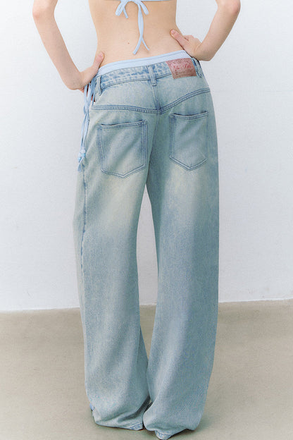Jeans vintage in lyocell lavato