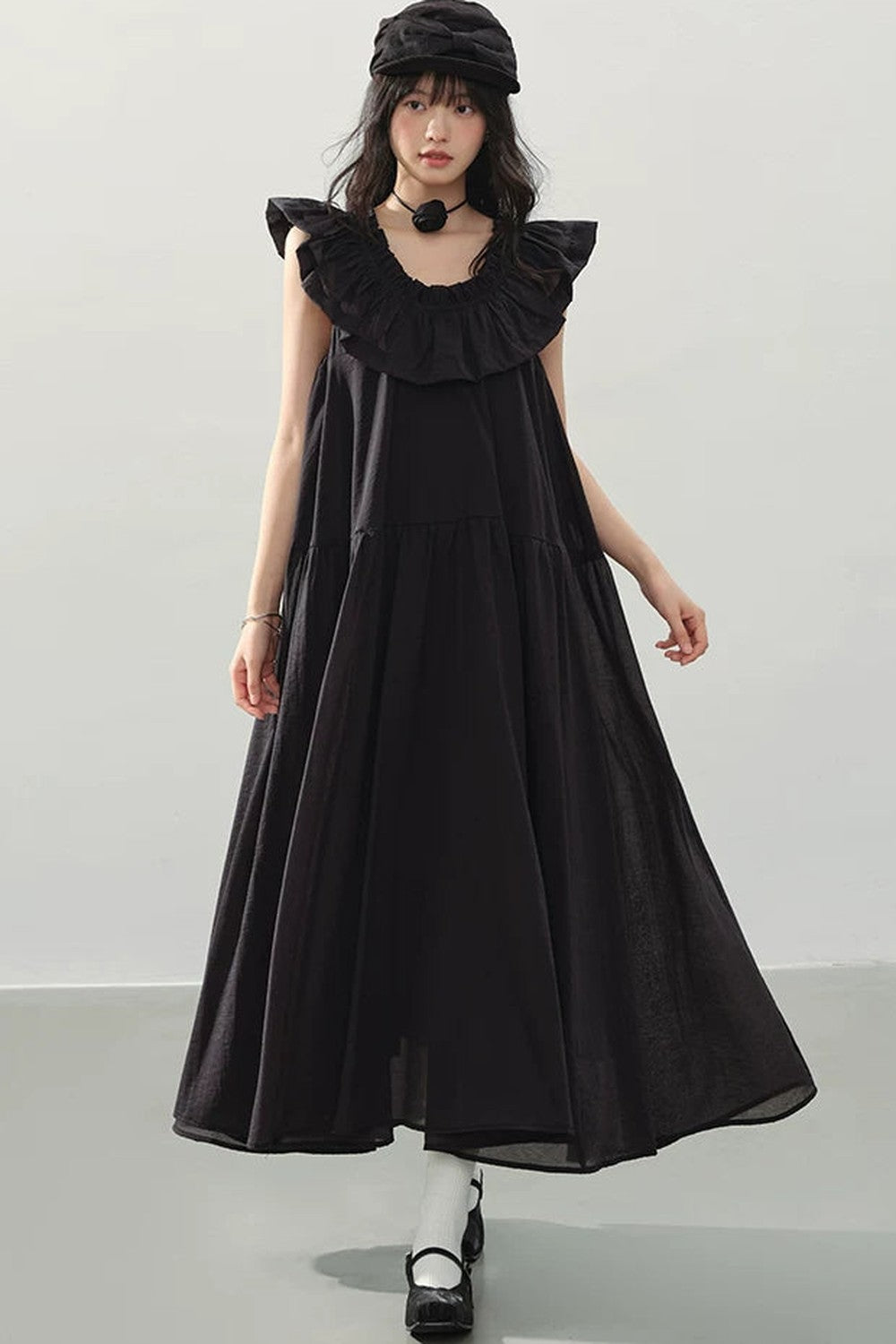 Old Dream Ruffle Dress