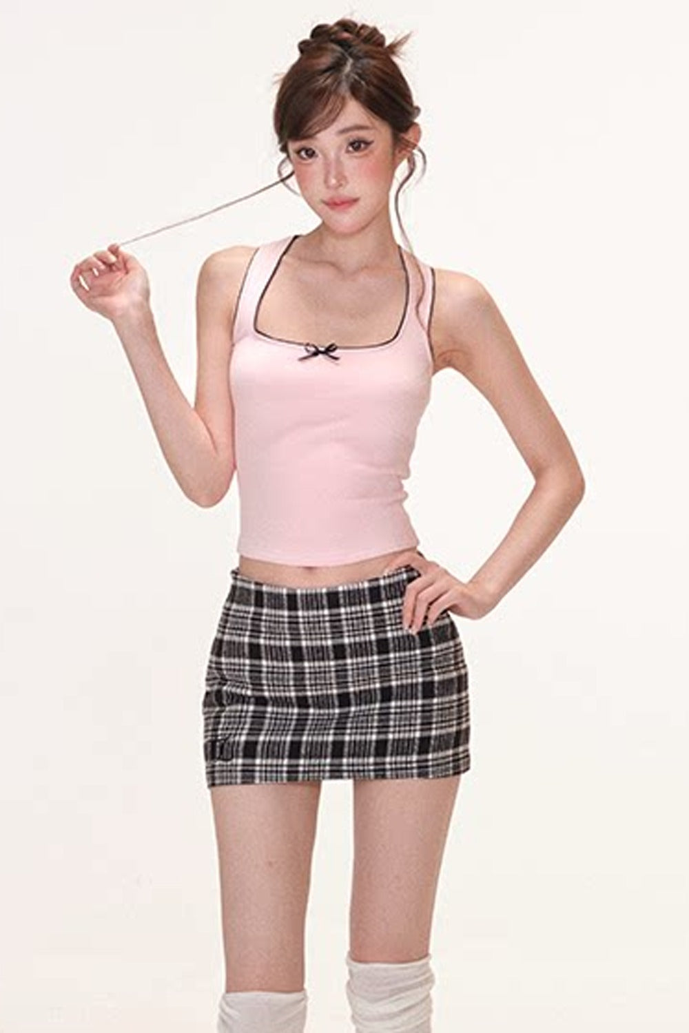 Autumn Blazer Camisole and Skirt 3-Piece Set-Up