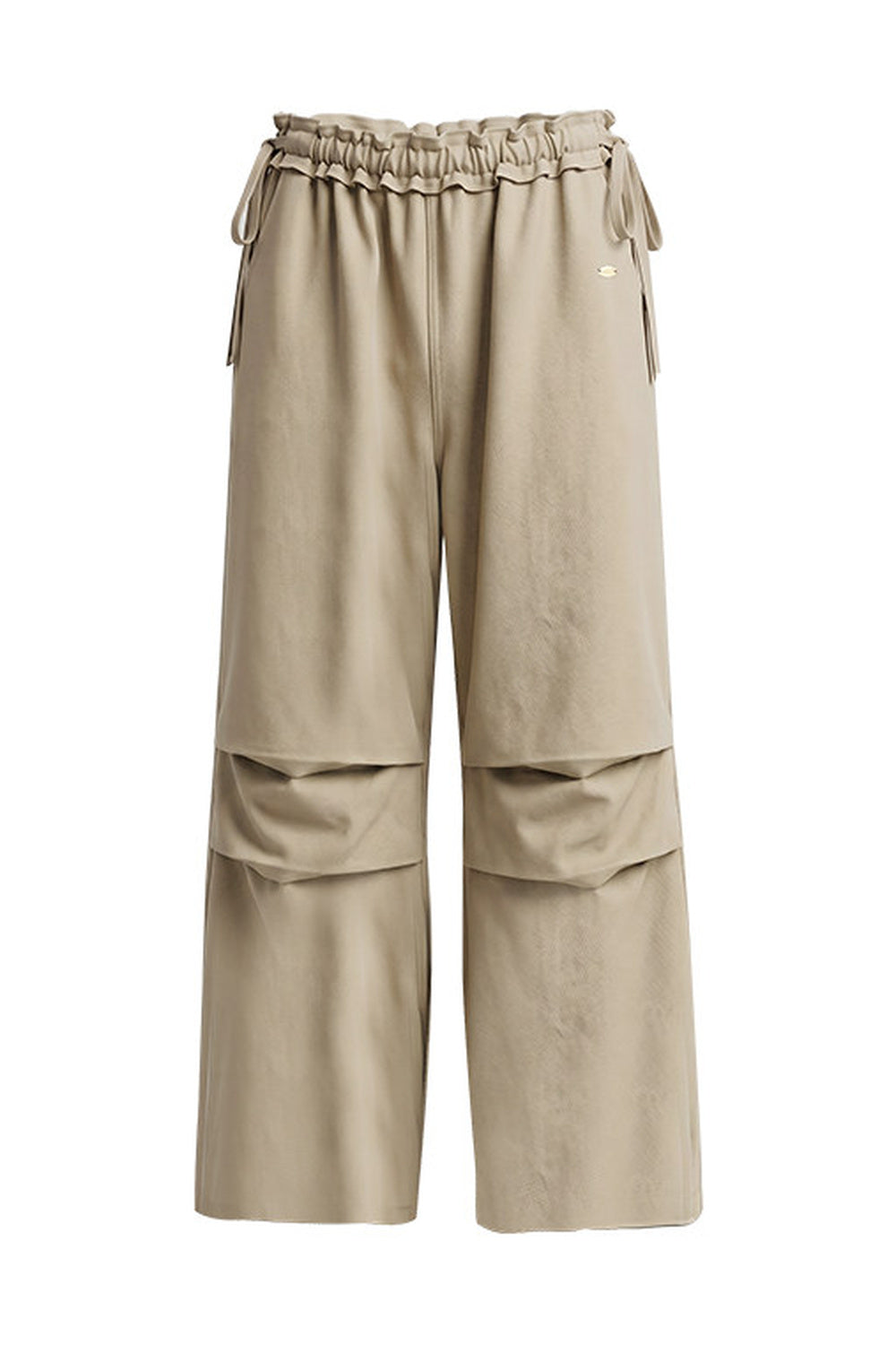 Pleated Drape Cargo Pants