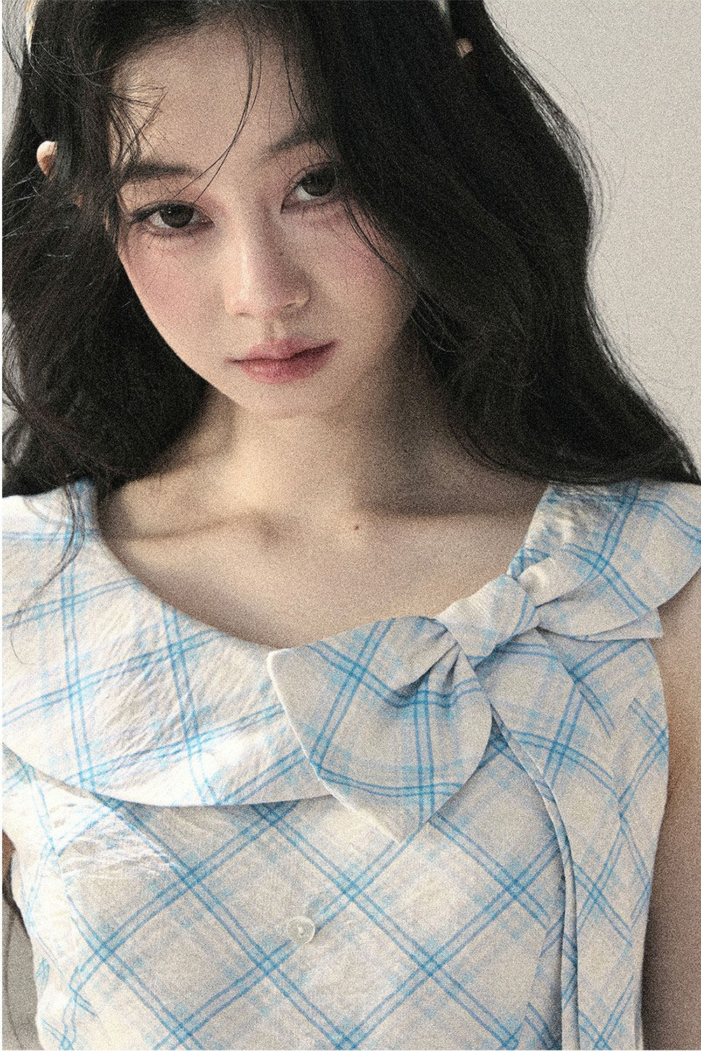 French Style Diamond Pattern Top