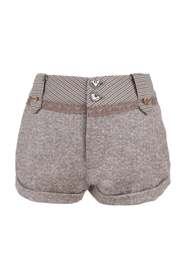Autumn New Long Sleeve T-Shirt and Shorts Two-Piece Set