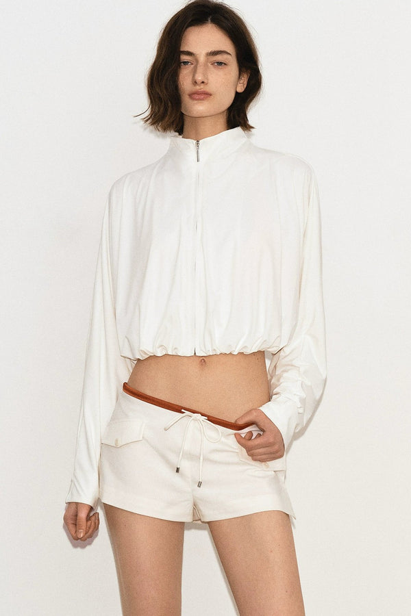 Minimalist Pleated Lightweight Top
