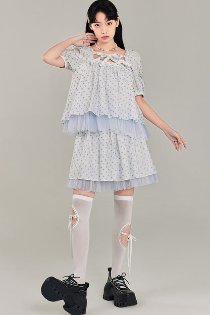 Floral Top and Skirt Set-Up