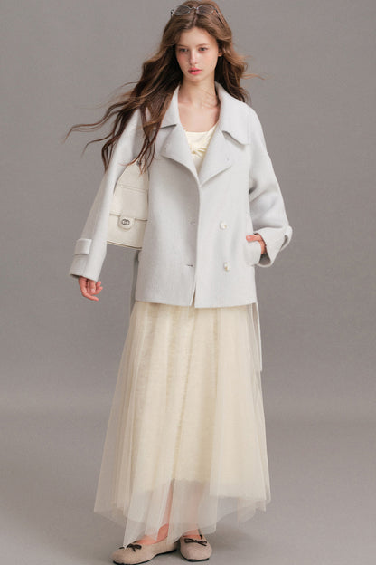 Oversized Double-Faced Wool Coat