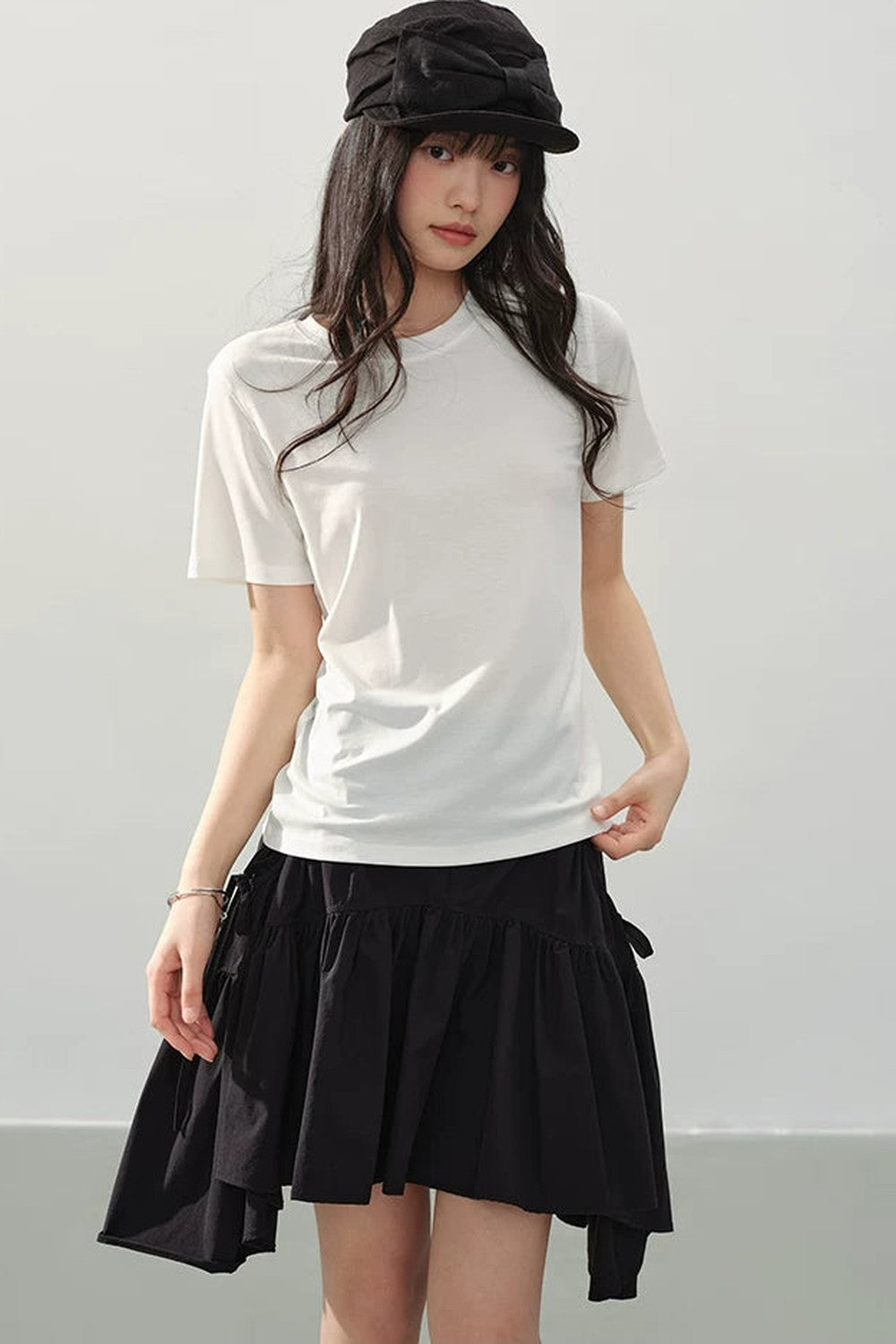 Mucha Summer White Top
