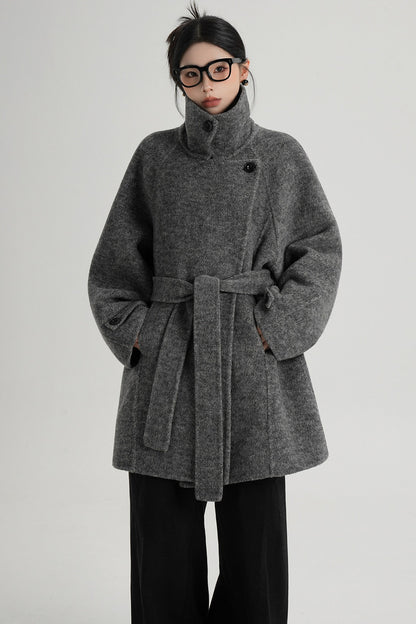 Mid-Length Double-Sided Wool Coat
