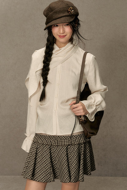 Beautiful and Relaxed Lyocell Cape Shirt