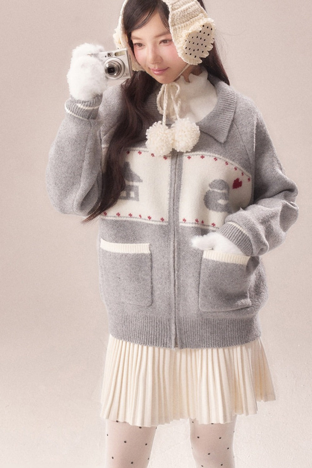 Snowfall Cottage Fair Isle Cardigan