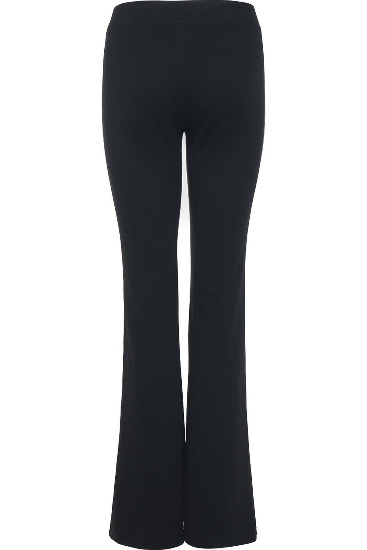 High-Waisted Slim-Fit Flared Pants