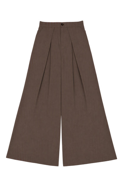 Westayone Long-Sleeved Knitted Sweater and Wide-Leg Pants Set-Up