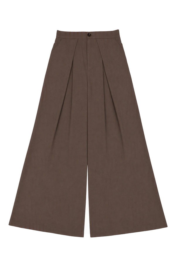 Westayone Long-Sleeved Knitted Sweater and Wide-Leg Pants Set-Up