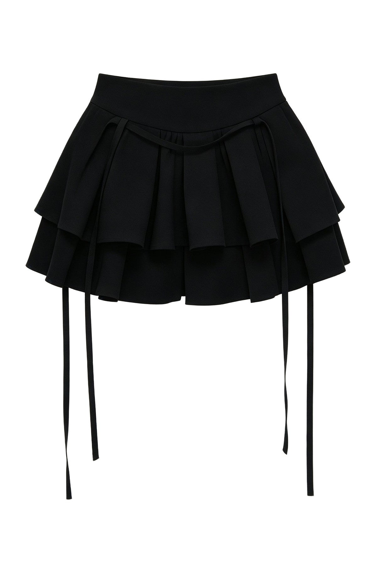 Bow Ribbon Double-Layered Cake Skirt