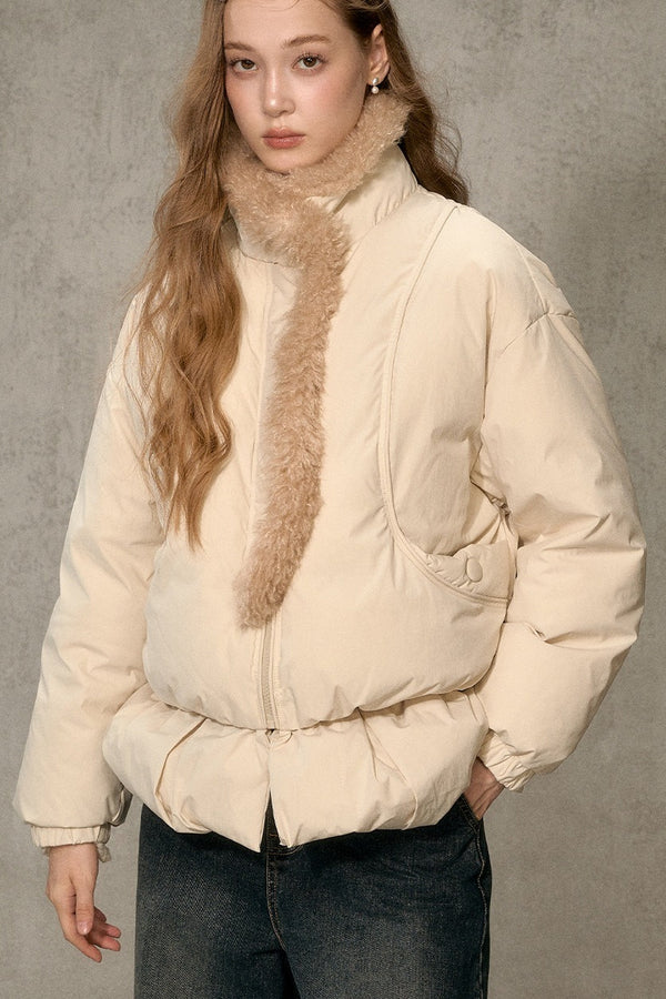 Thickened Large Fur Collar Jacket