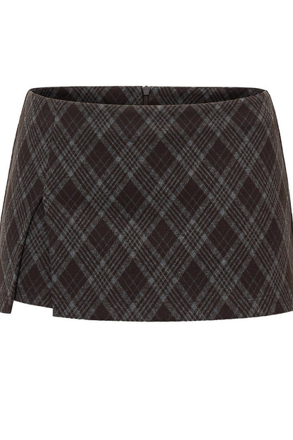 Lace Patchwork A-Line Skirt