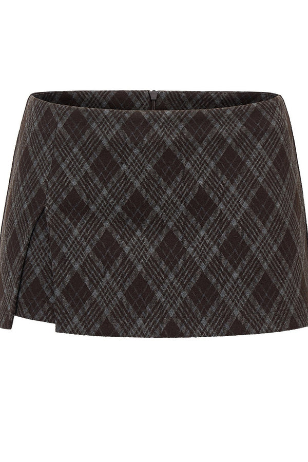 Lace Patchwork A-Line Skirt
