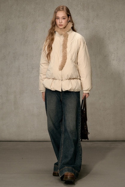 Thickened Large Fur Collar Jacket