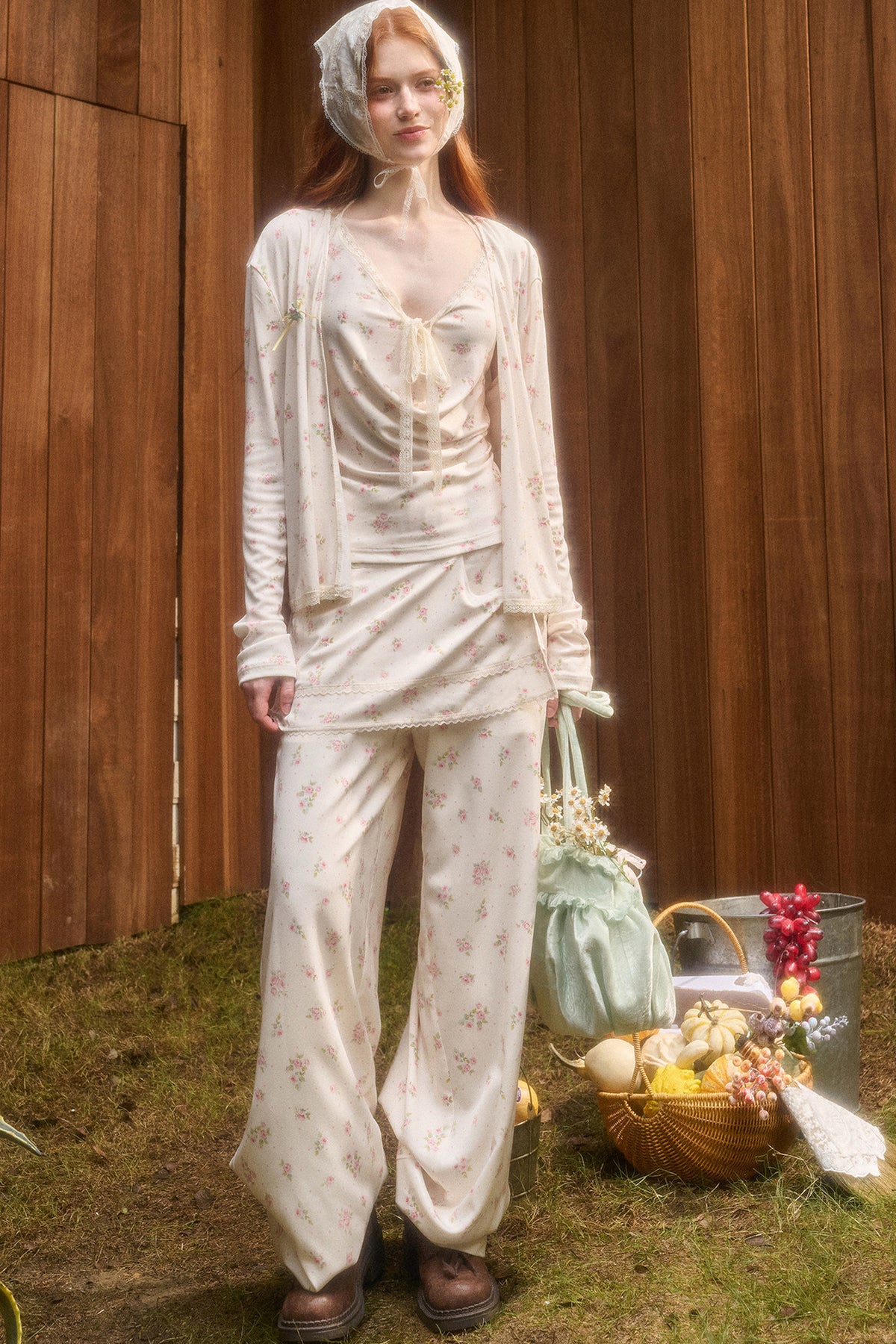 Liberty Print Top and Pants Set-Up