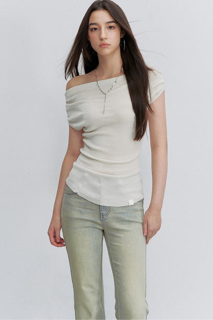 Retro Gradient Flared Denim Pants