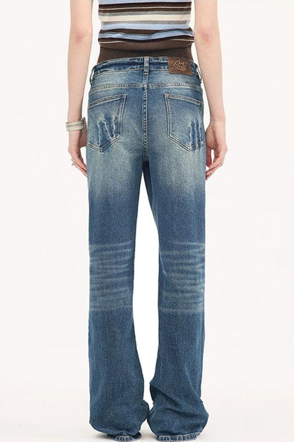 Low-Waist Wide-Leg Jeans