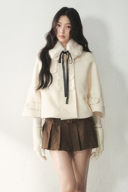 Wool Napoleon Cape