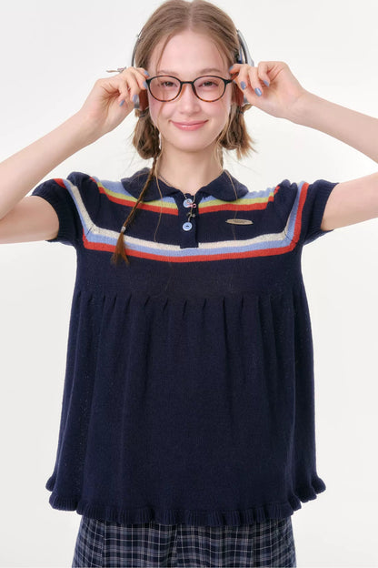 Dream Rainbow Knitted T-Shirt