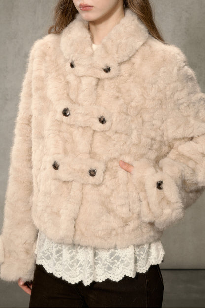 Vintage Thickened Faux Fur Jacket