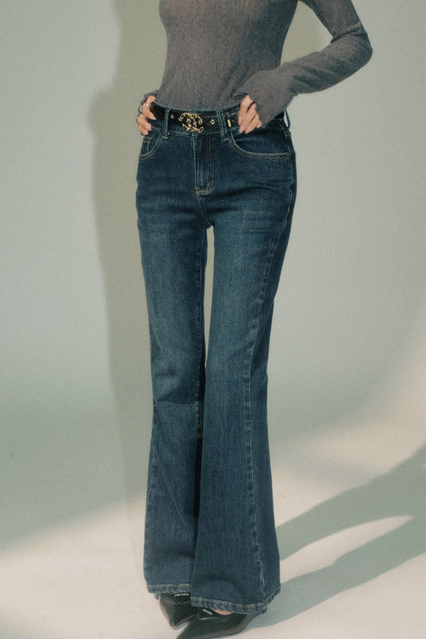 Ruffled Knit Top and Pants Set-Up