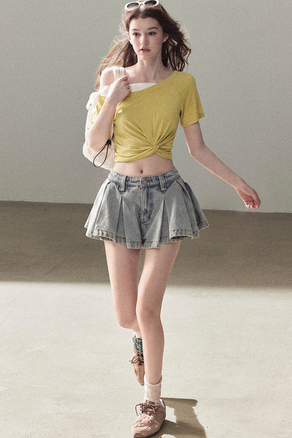 Moonlit Asymmetrical Twist Top