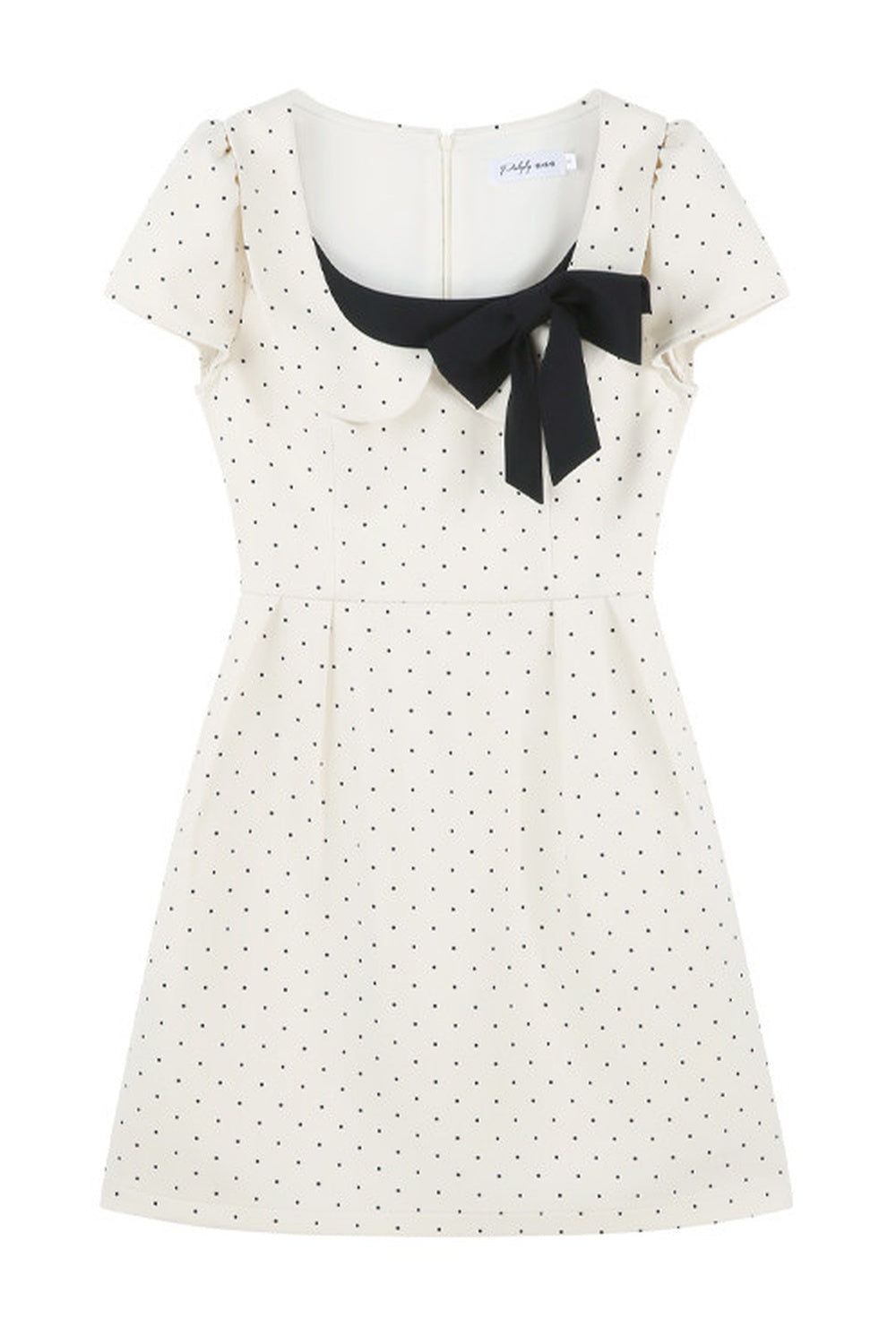 French Collar Bow Dress