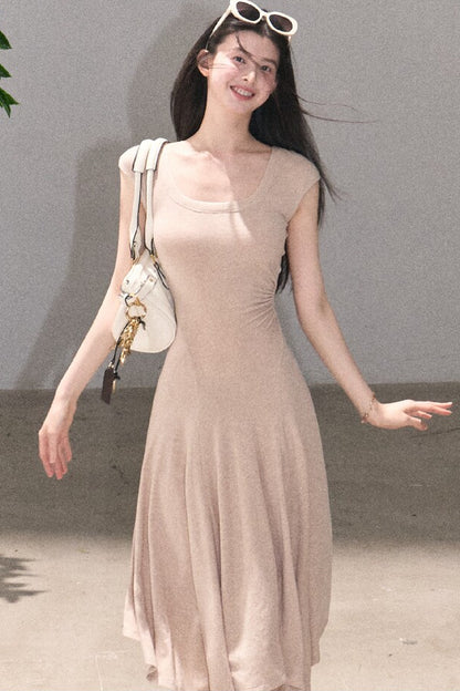 Lyocell Irregular Wool Dress