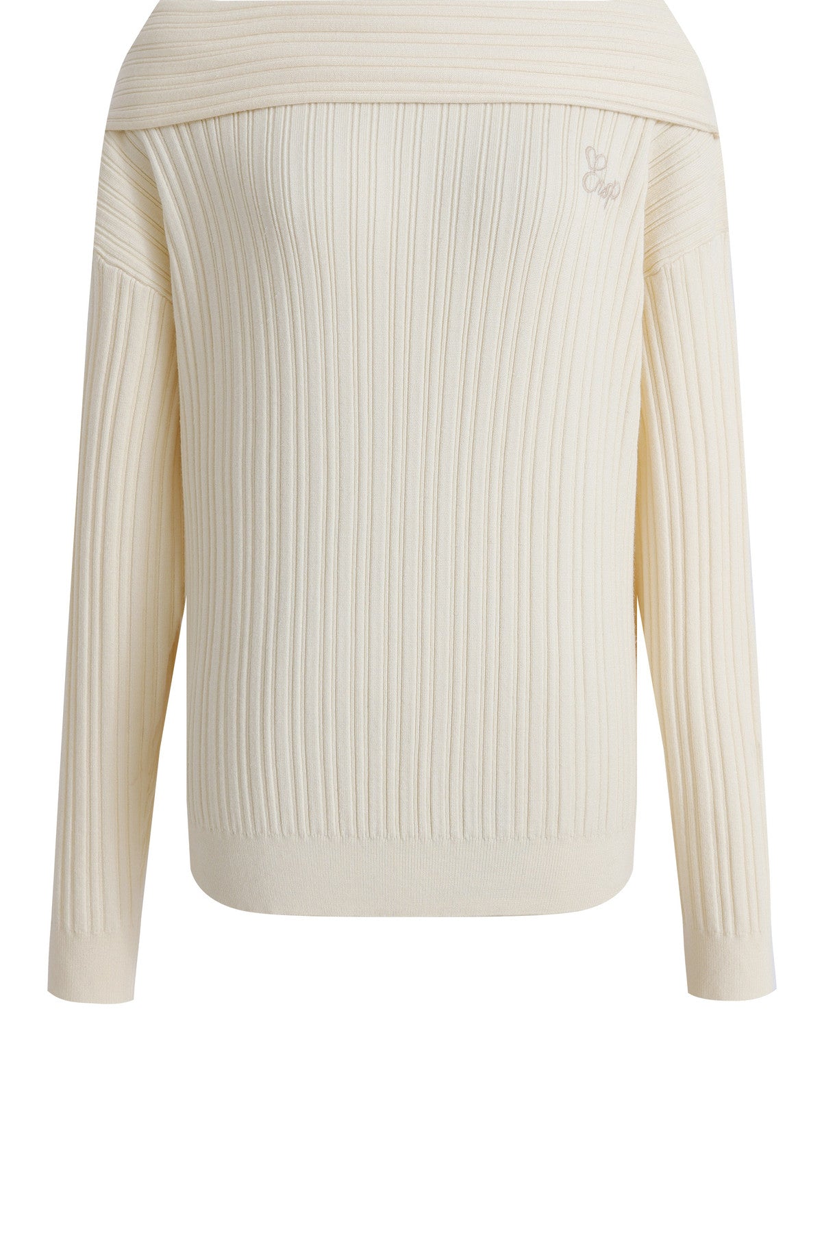 Off-Shoulder Knit Sweater