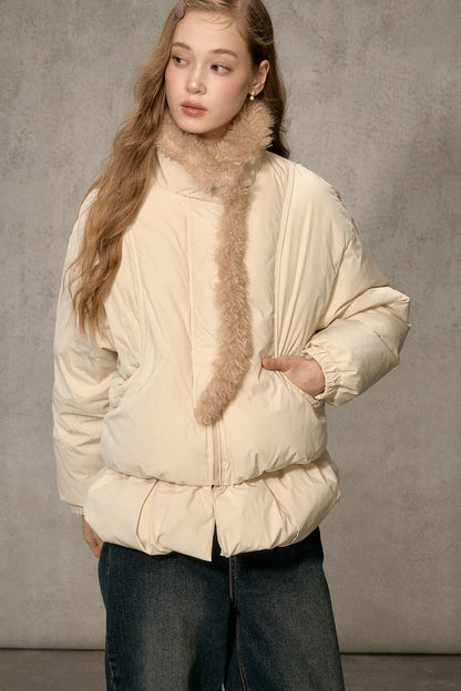 Thickened Large Fur Collar Jacket