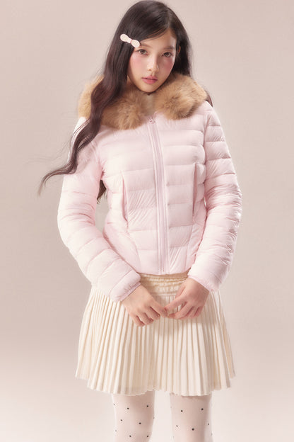 Fur Collar Short Down Jacket