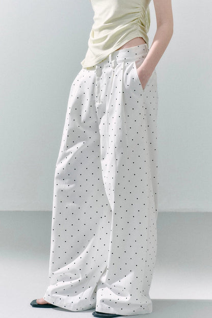 Cotton Polka Dot Pants