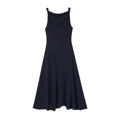 Twisted Strap Knit Dress