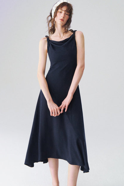 Twisted Strap Knit Dress