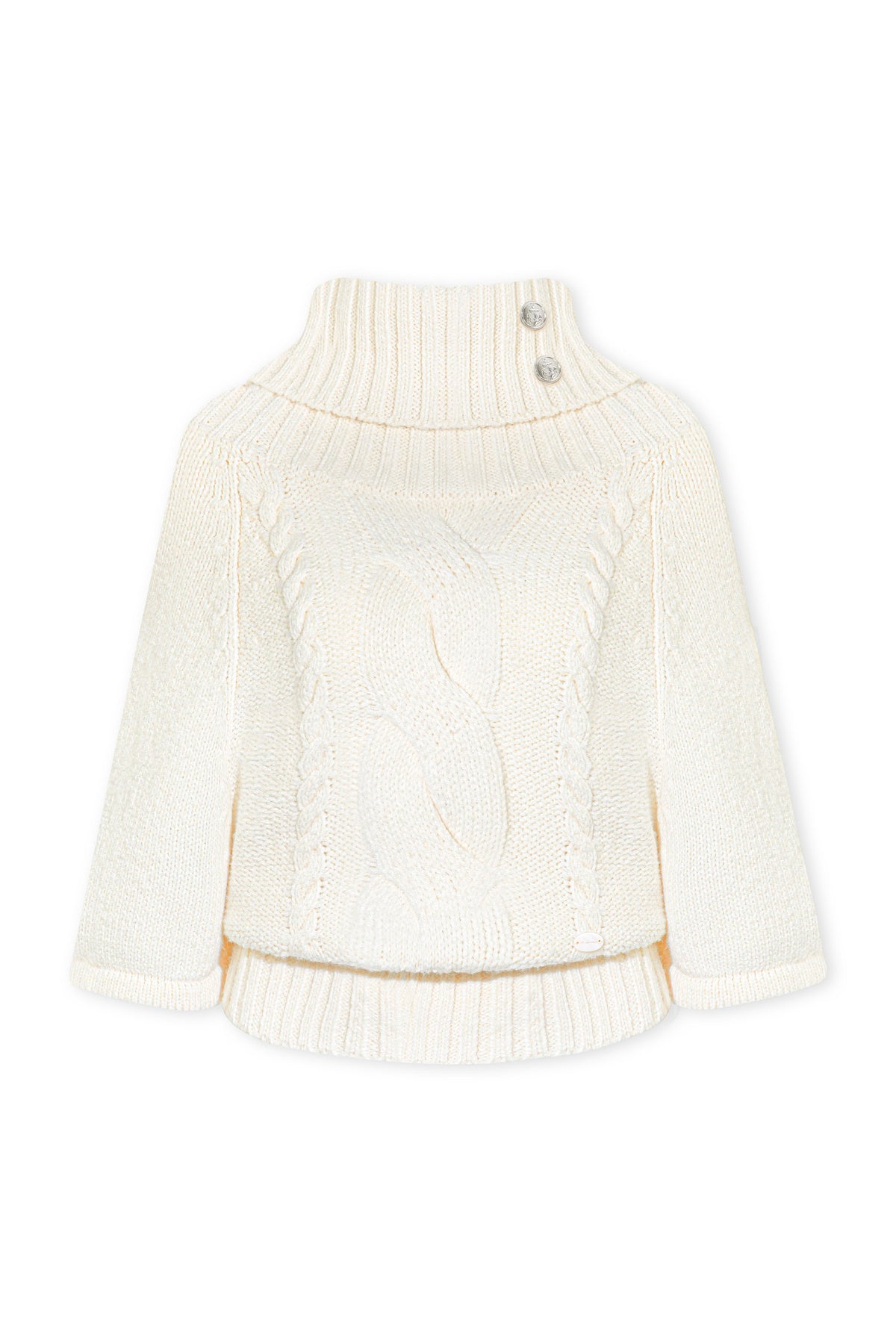 Twisted Cable Pullover Batwing Sweater