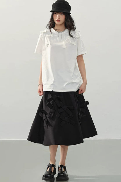 Silent Romance Bow Skirt