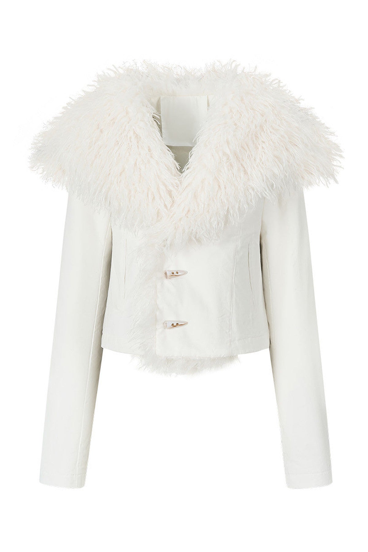 Fur Collar Shawl Down Jacket