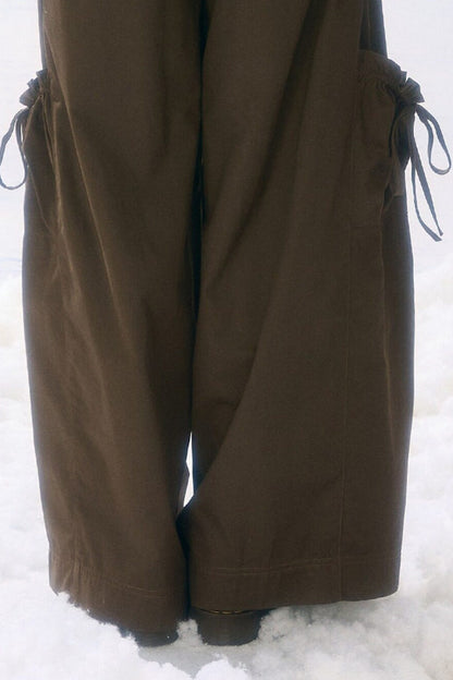 High-Waisted Wide-Leg Cargo Pants