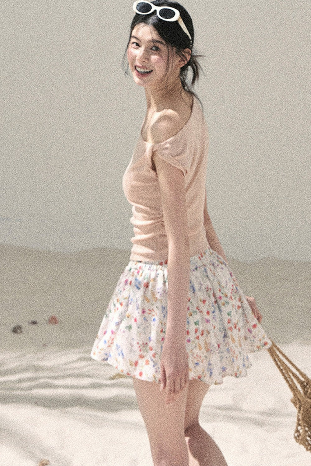 Asymmetrical Knot Crop Top