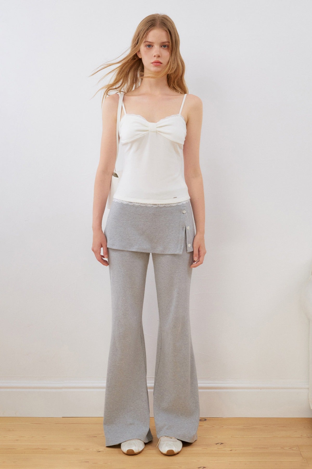 3D Bow Lace Trim Camisole