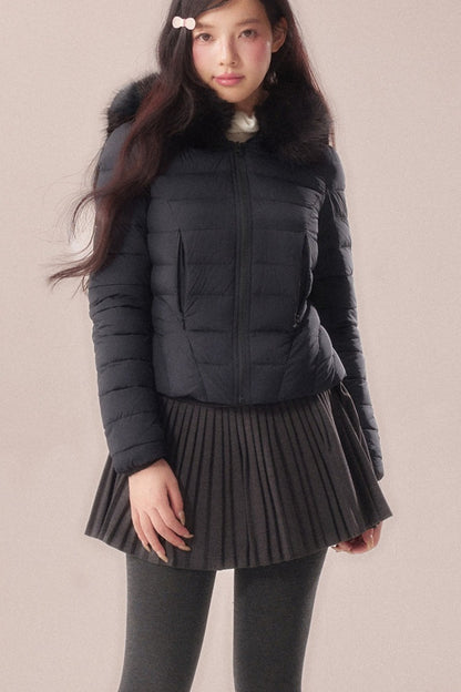 Fur Collar Short Down Jacket