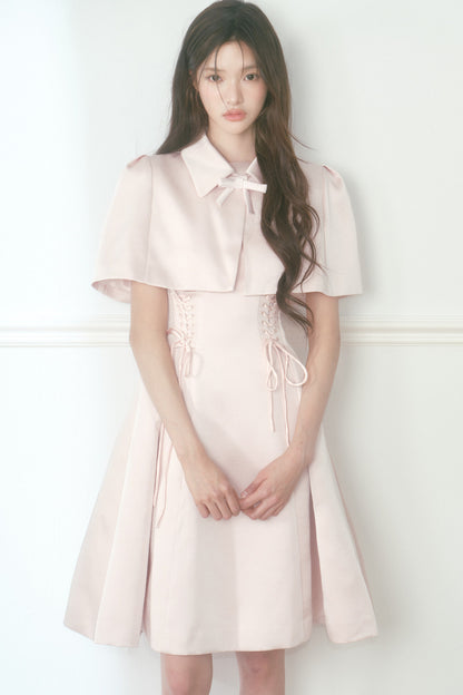 Short Cape and Dress Set-Up