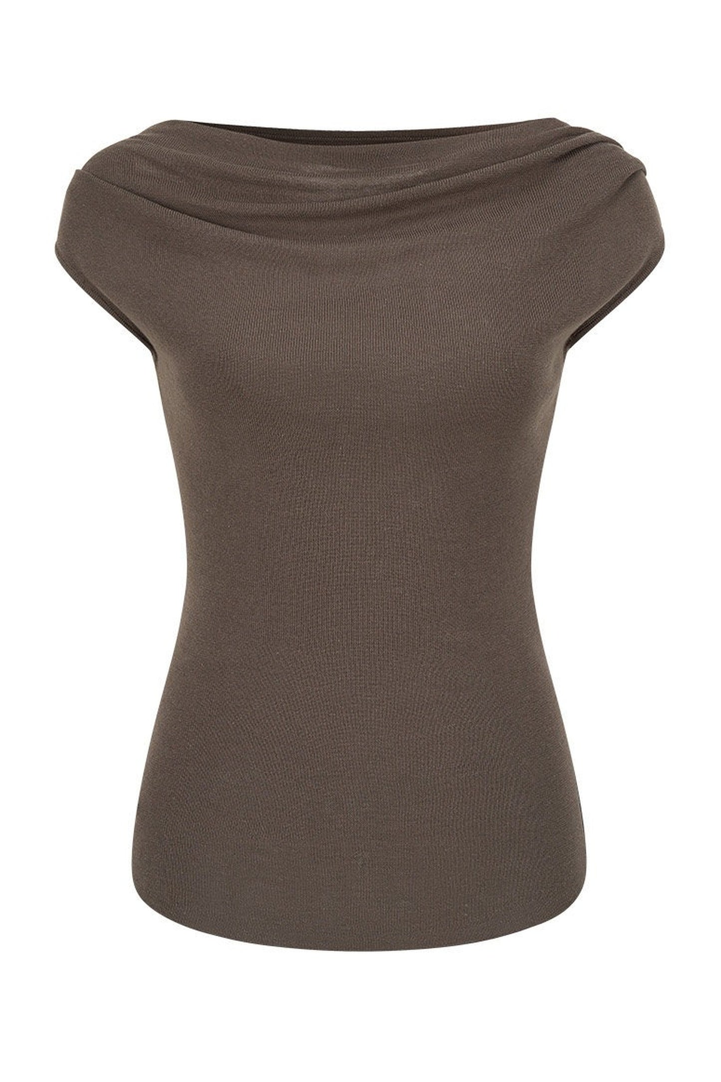 Asymmetrical Tencel Wool Top